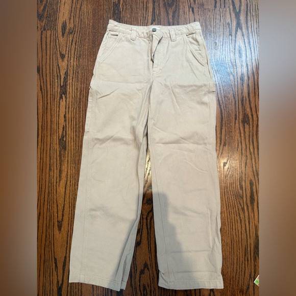 Aritzia Tna Greenwich carpenter pants size 6 cream - Picture 3 of 7